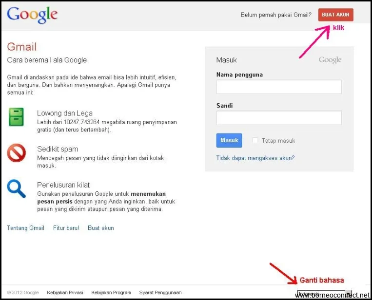 Cara Mudah Membuat Email Gmail Baru Untuk Pemula Borneo Connect
