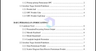 Cara Membuat Daftar Isi Laporan Praktikum