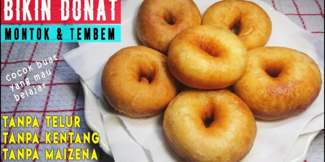 Inovatif! Resep Donat Tanpa Telur yang Empuk dan Menggiurkan