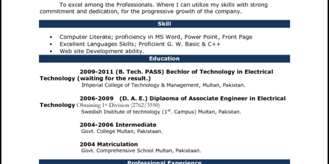 Langkah Mudah Membuat CV Profesional dengan MS Word 2010