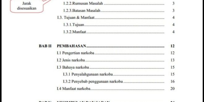 Cara Membuat Daftar Isi Instan