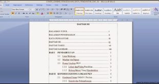 Cara Membuat Daftar Isi Pada Word 2010