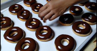 Cara Membuat Donat Coklat Lumer