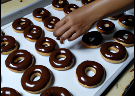 Cara Membuat Donat Coklat Lumer