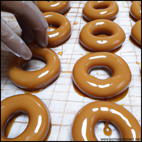 Cara Membuat Donat Gula Karamel