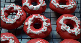 Cara Membuat Donat Warna Merah