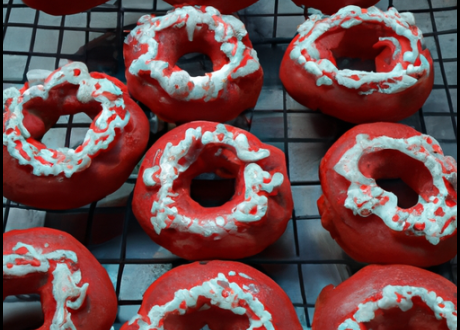 Cara Membuat Donat Warna Merah