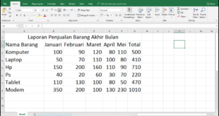 Mudah Dipahami: Panduan Membuat Tabel di Excel untuk Pemula