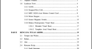 Cara Membuat Daftar Isi Proposal