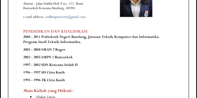 Tips Praktis Membuat CV Lamaran Kerja Efektif dengan Word 2010