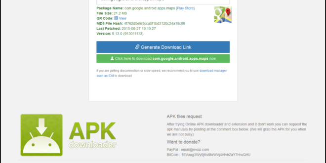 Unduh Apk dengan Mudah dan Cepat melalui Evozi Apk Downloader