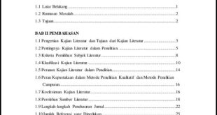 Cara Buat Daftar Isi Jurnal